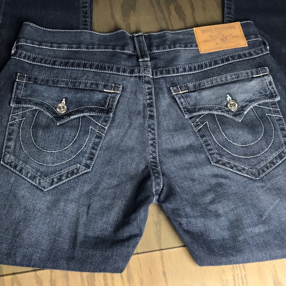 NWT True Religion Skinny Flap Indigo Jeans